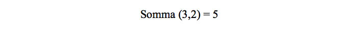 Somma (3,2) = 5